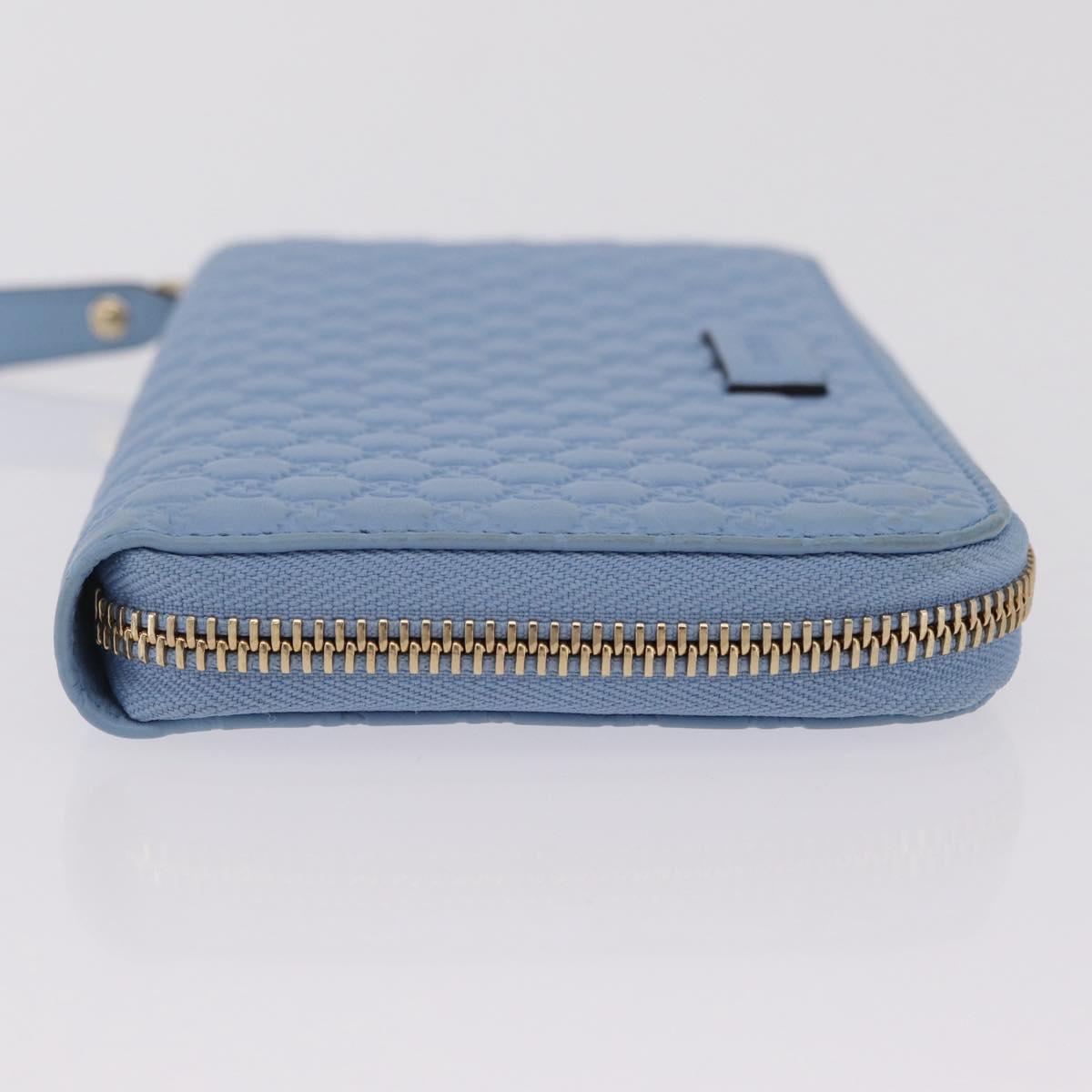 GUCCI Micro GG Supreme Guccissima Wallet Leather Outlet 449391 Auth 205453V