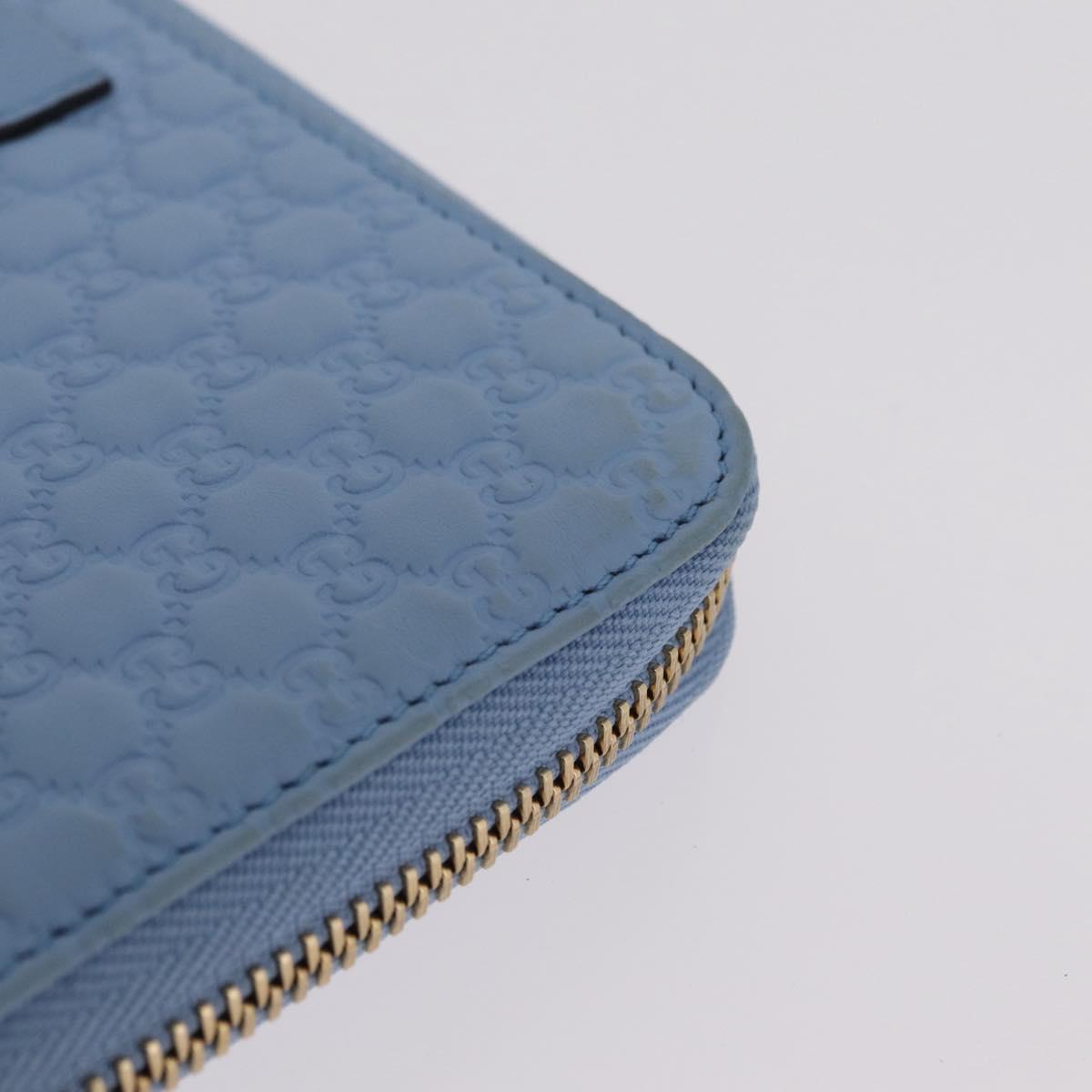 GUCCI Micro GG Supreme Guccissima Wallet Leather Outlet 449391 Auth 205453V