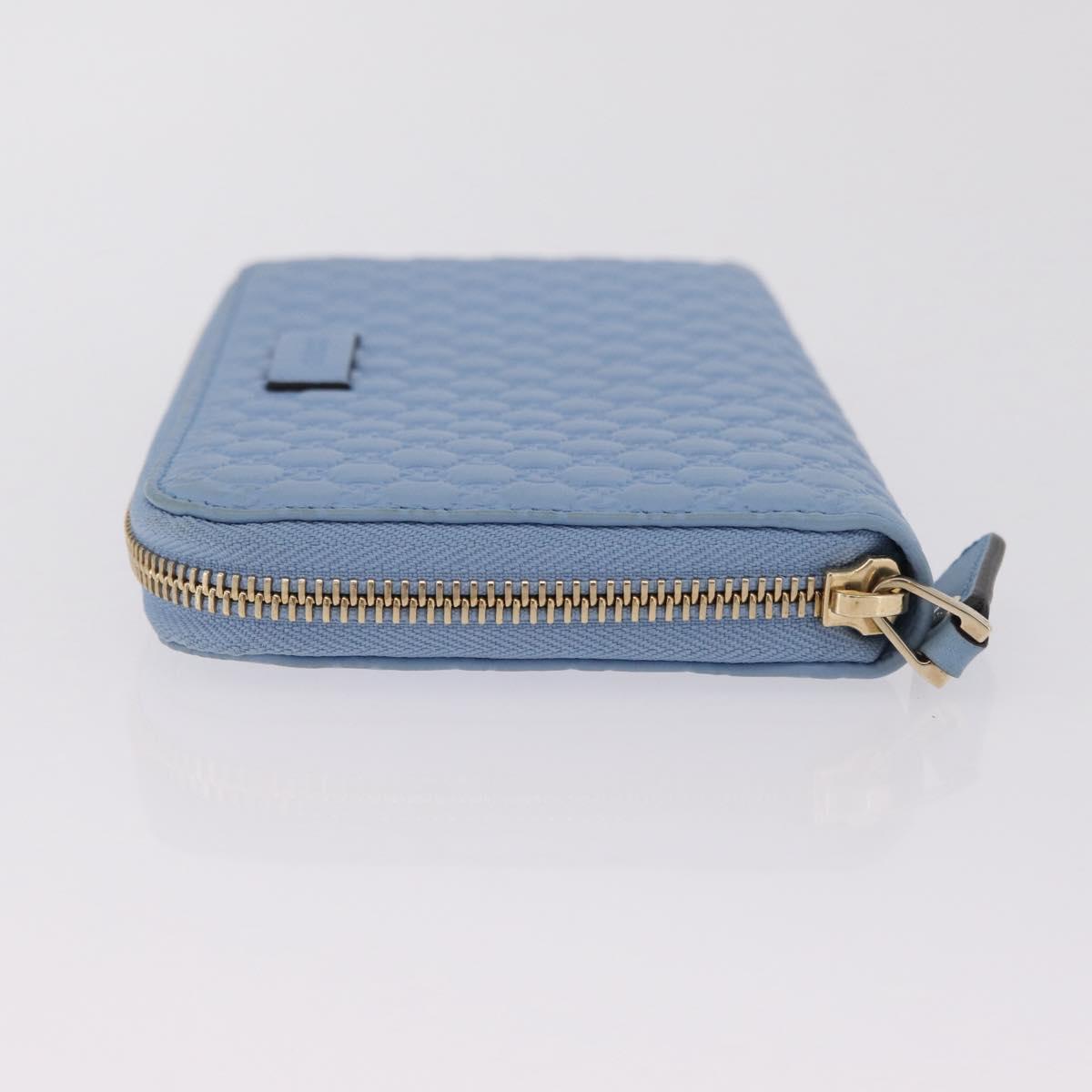 GUCCI Micro GG Supreme Guccissima Wallet Leather Outlet 449391 Auth 205453V