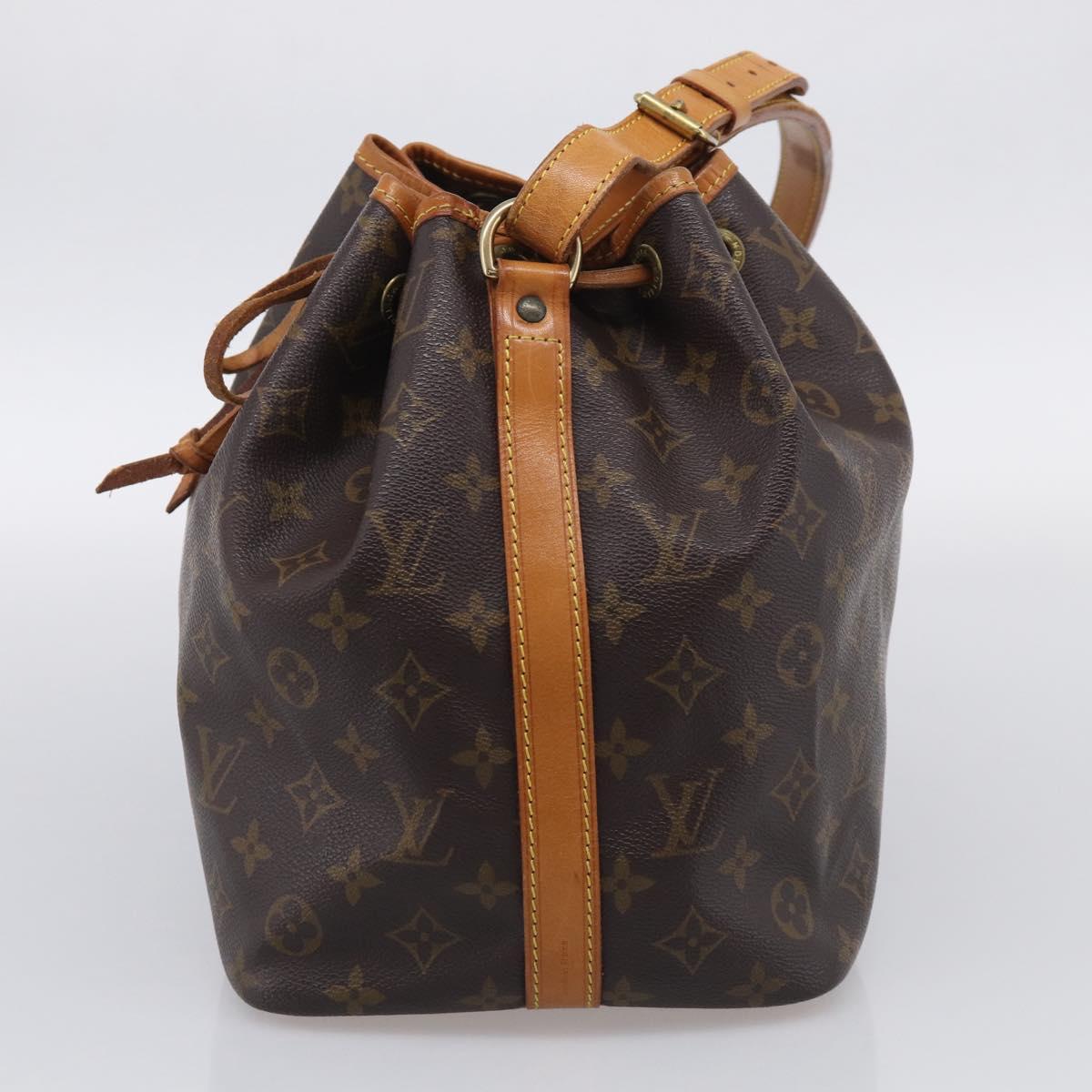 LOUIS VUITTON Monogram Petit Noe Shoulder Bag M42226 LV Auth 205455V