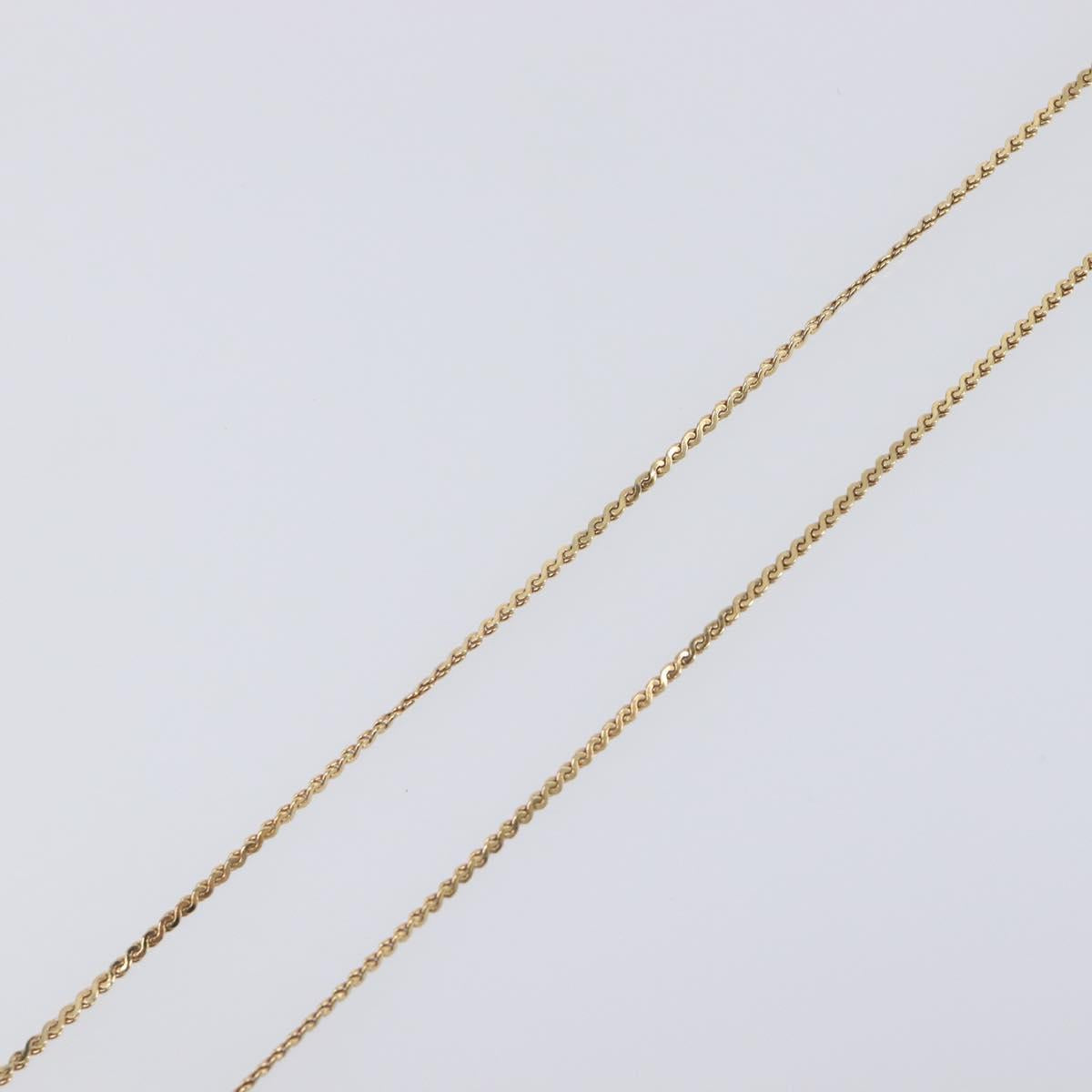 Christian Dior Necklace metal Gold Auth 205475