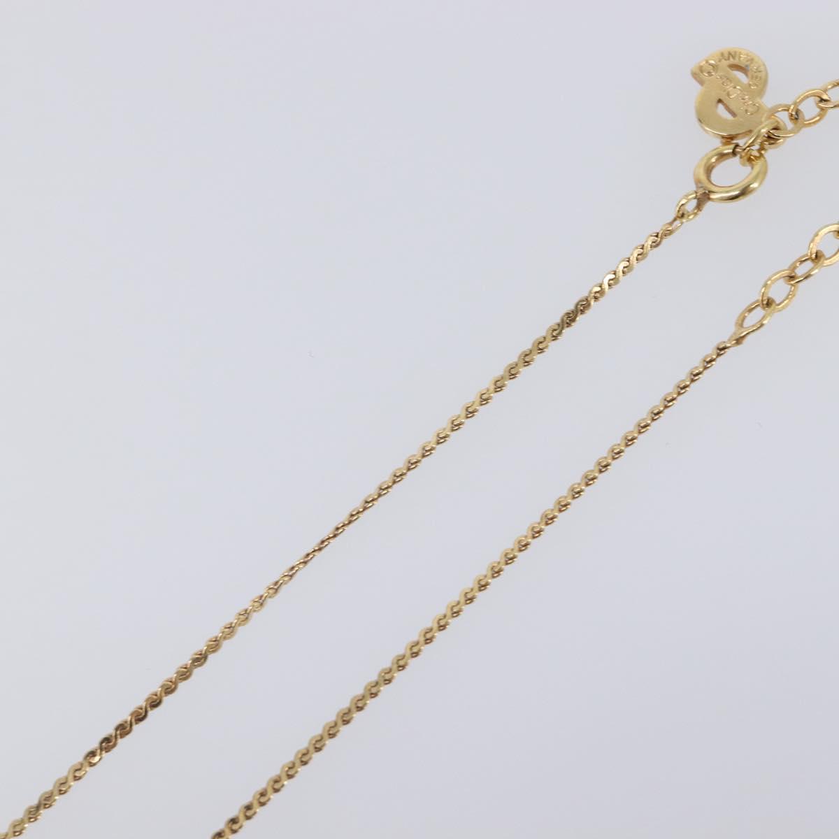 Christian Dior Necklace metal Gold Auth 205475