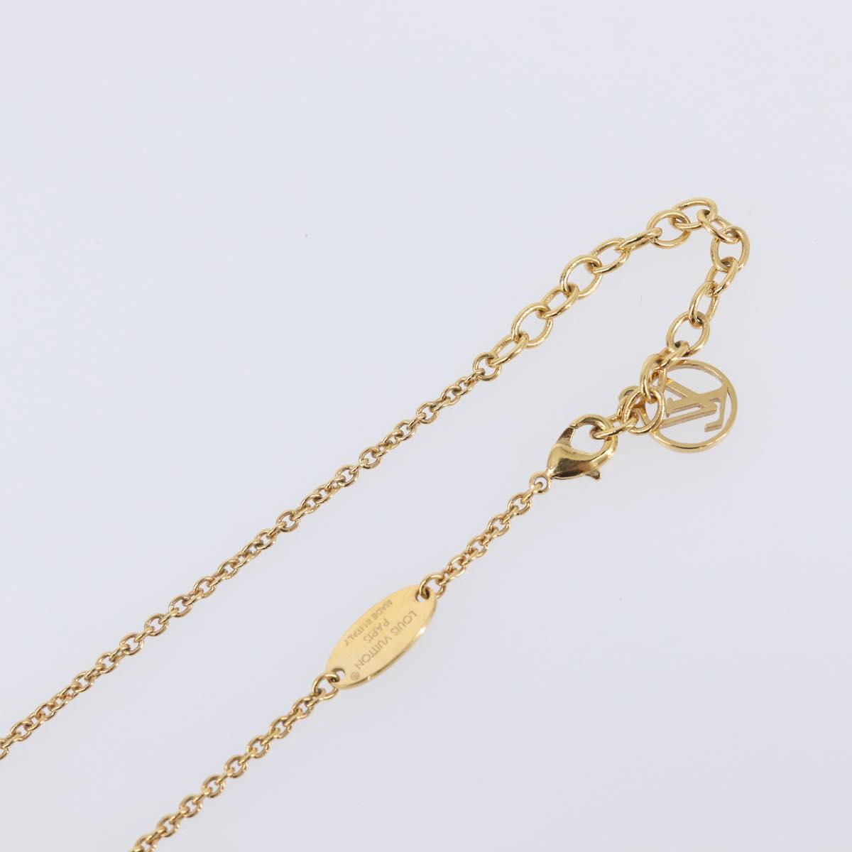 LOUIS VUITTON LV Iconic Necklace metal Silver M00596 LV Auth 205480M