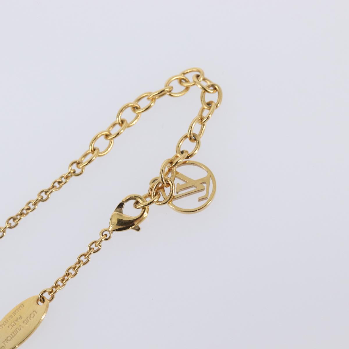LOUIS VUITTON LV Iconic Necklace metal Silver M00596 LV Auth 205480M