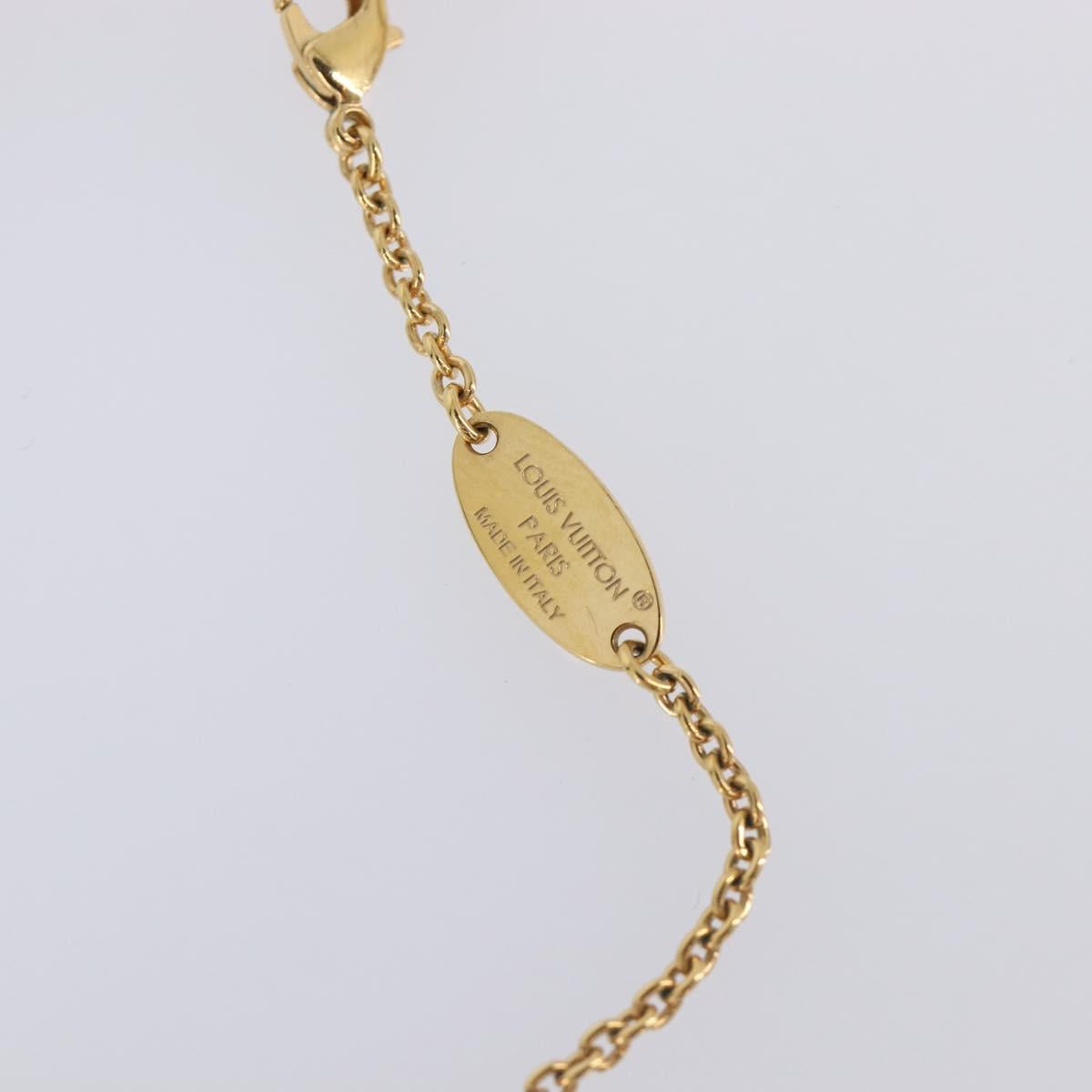 LOUIS VUITTON LV Iconic Necklace metal Silver M00596 LV Auth 205480M
