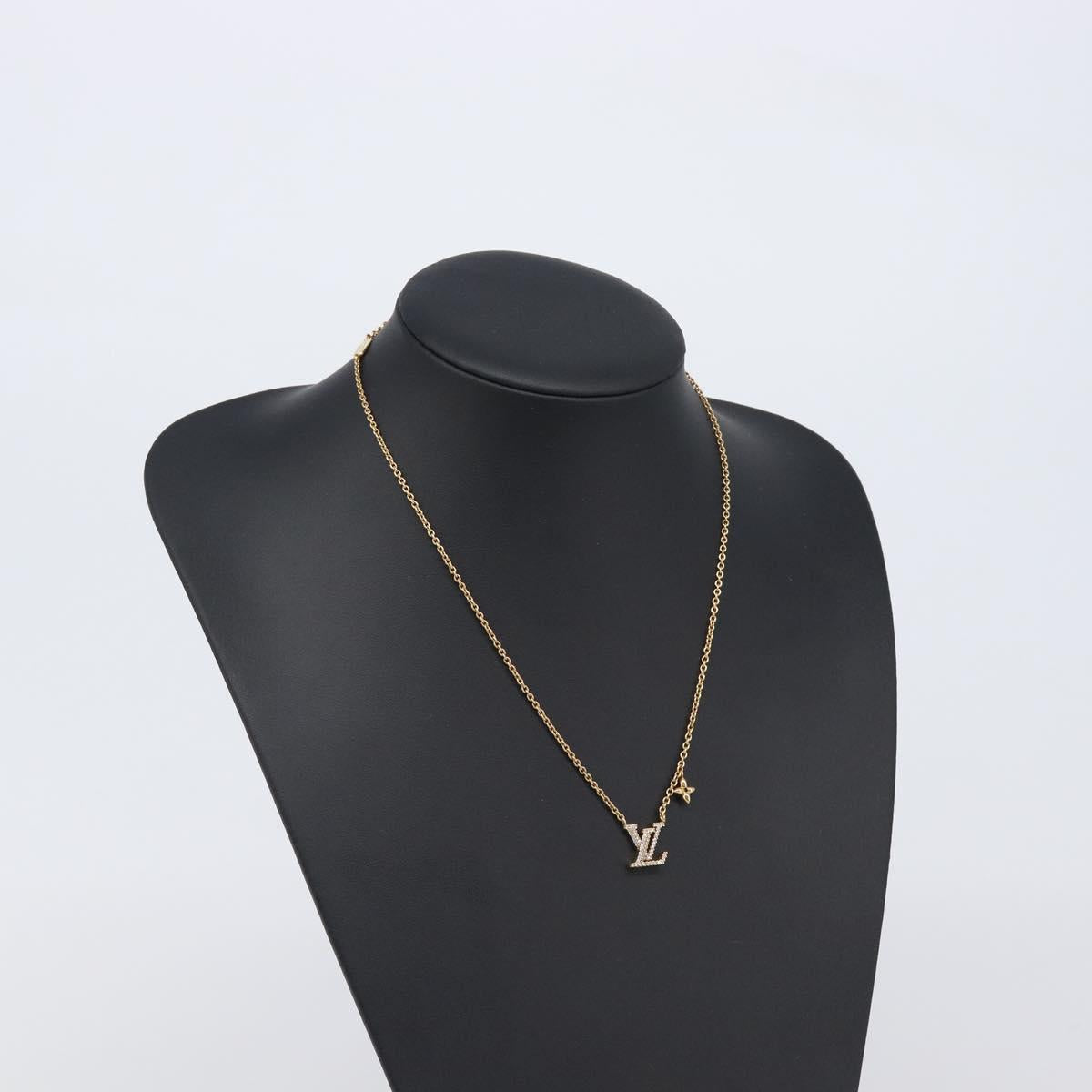 LOUIS VUITTON LV Iconic Necklace metal Silver M00596 LV Auth 205480M