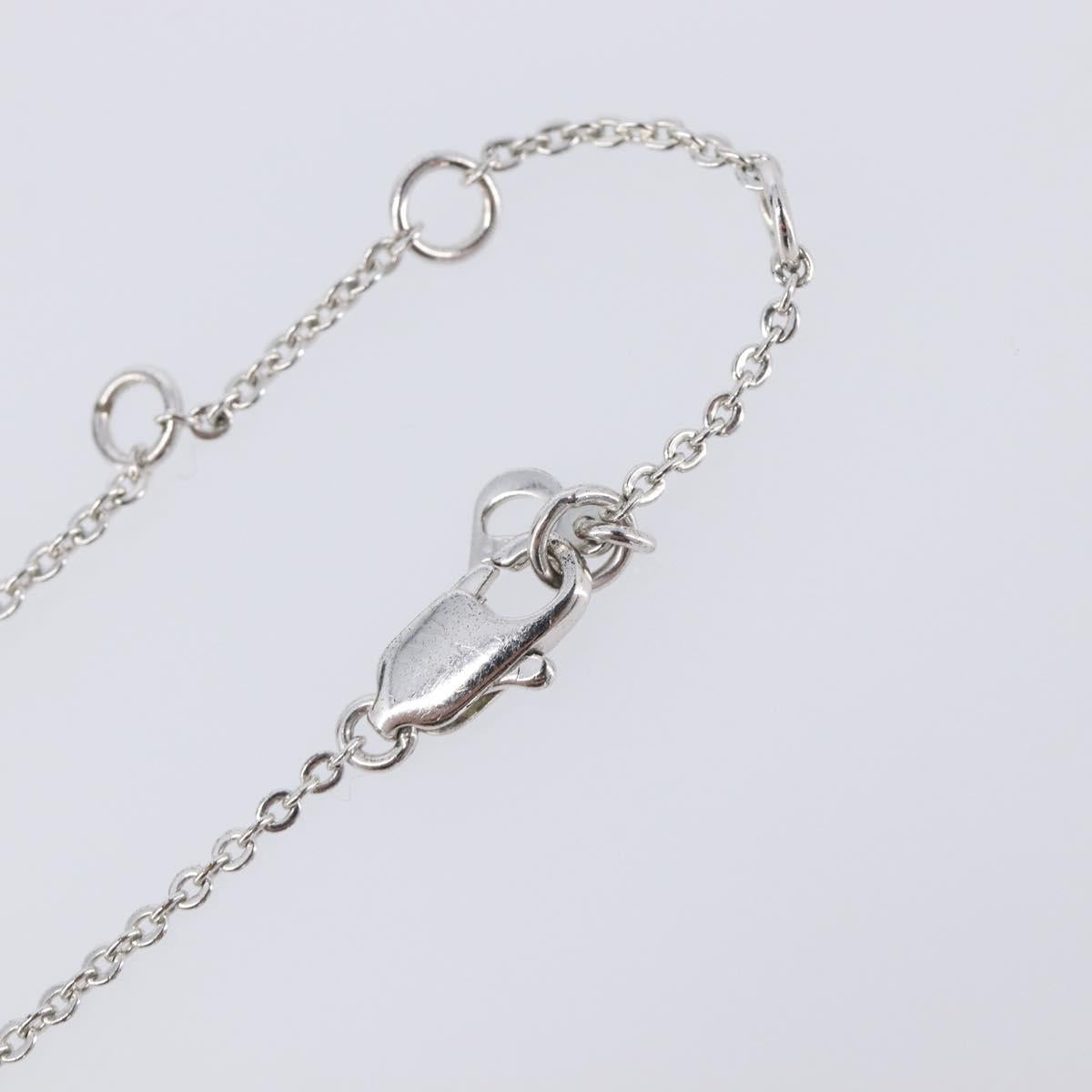 Christian Dior Necklace metal Silver Auth 205482M