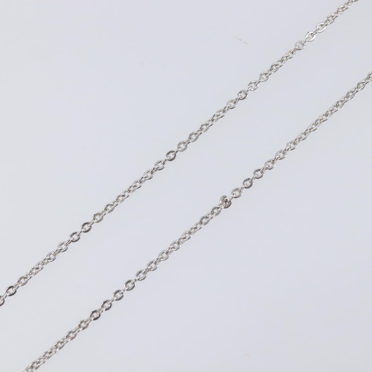 Christian Dior Necklace metal Silver Auth 205482M