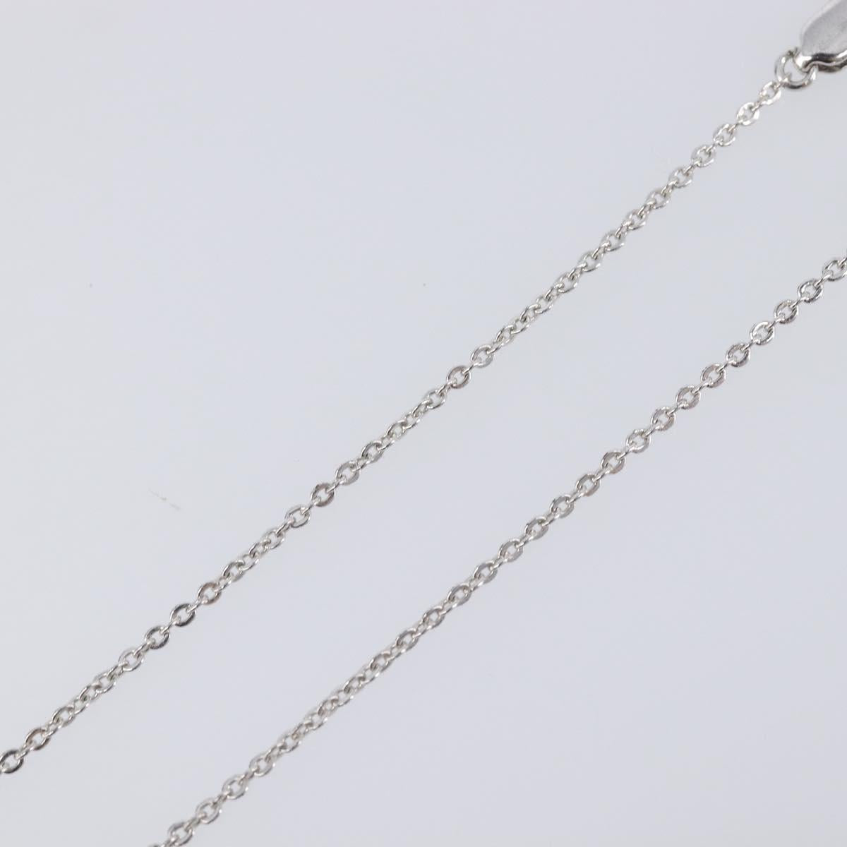 Christian Dior Necklace metal Silver Auth 205482M
