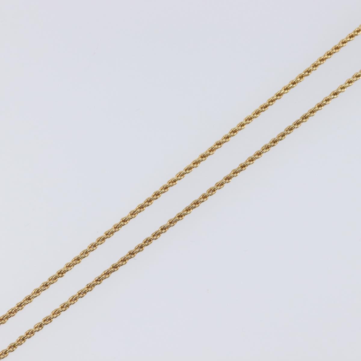 Christian Dior Necklace metal Gold Auth 205492