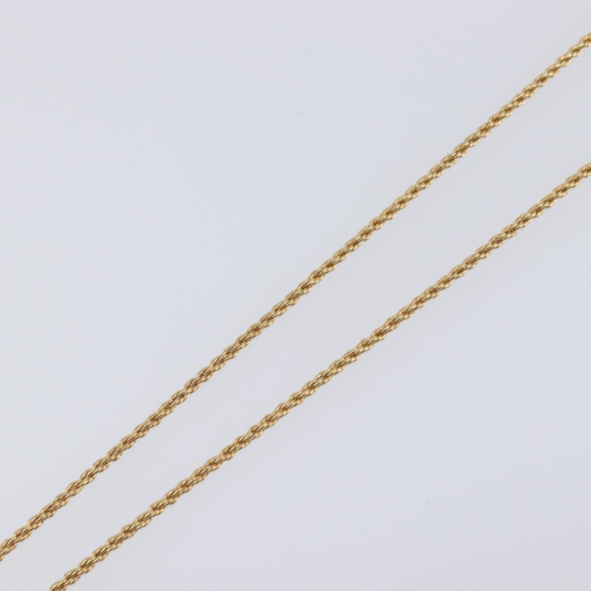 Christian Dior Necklace metal Gold Auth 205492