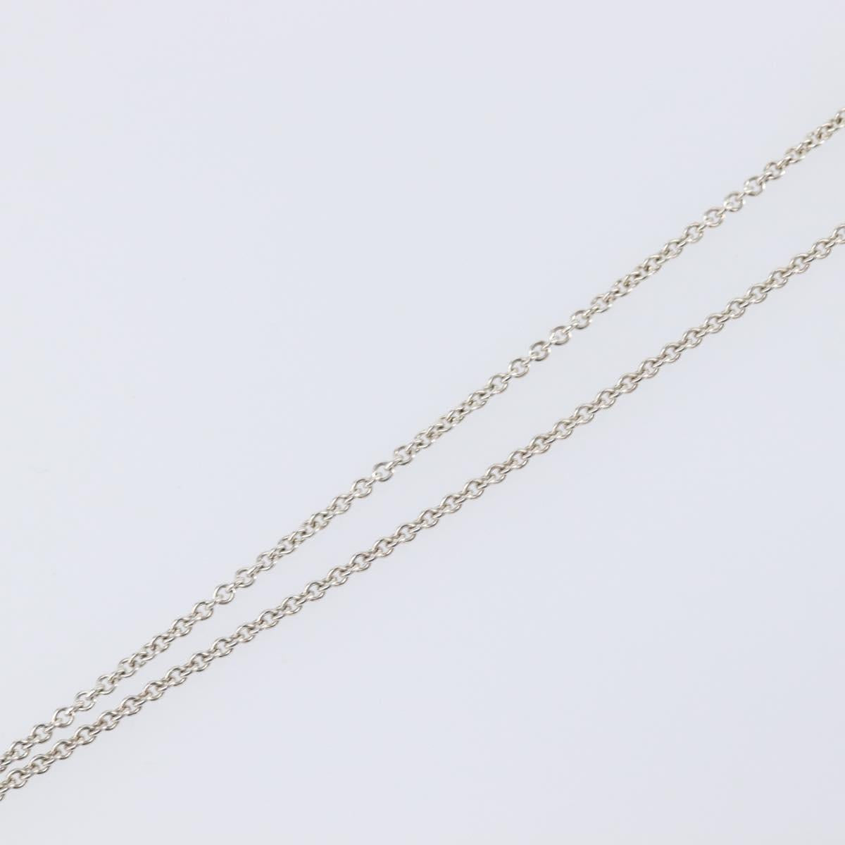 Tiffany & Co. Open Heart Necklace Ag925 Silver Auth 205493M