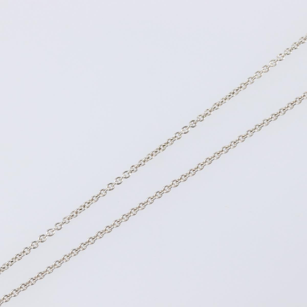 Tiffany & Co. Open Heart Necklace Ag925 Silver Auth 205493M