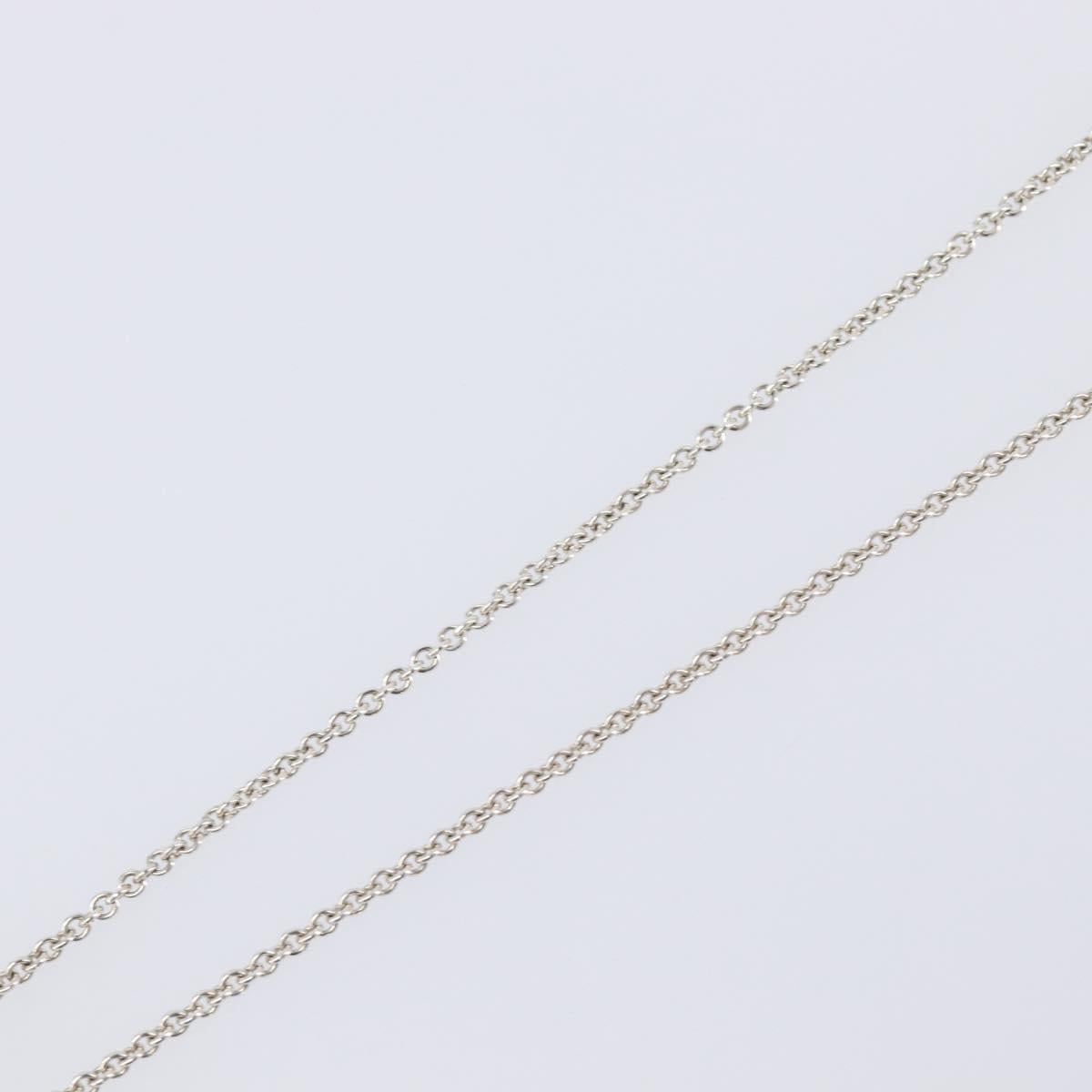 Tiffany & Co. Open Heart Necklace Ag925 Silver Auth 205493M
