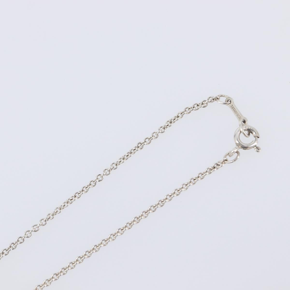 Tiffany & Co. Open Heart Necklace Ag925 Silver Auth 205493M