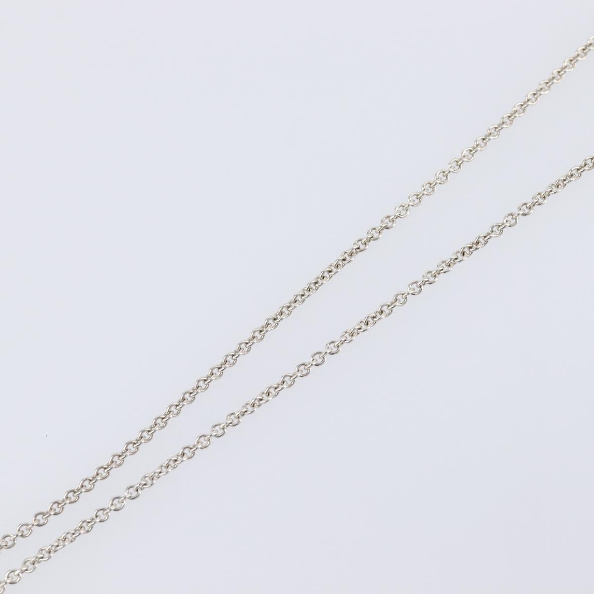 Tiffany & Co. Open Heart Necklace Ag925 Silver Auth 205493M