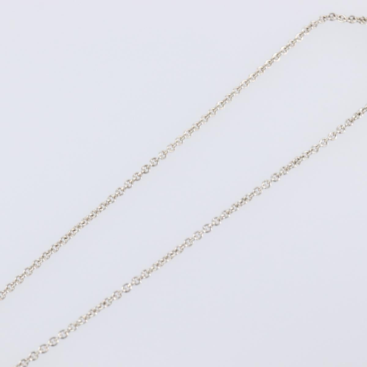 Tiffany & Co. Open Heart Necklace Ag925 Silver Auth 205493M