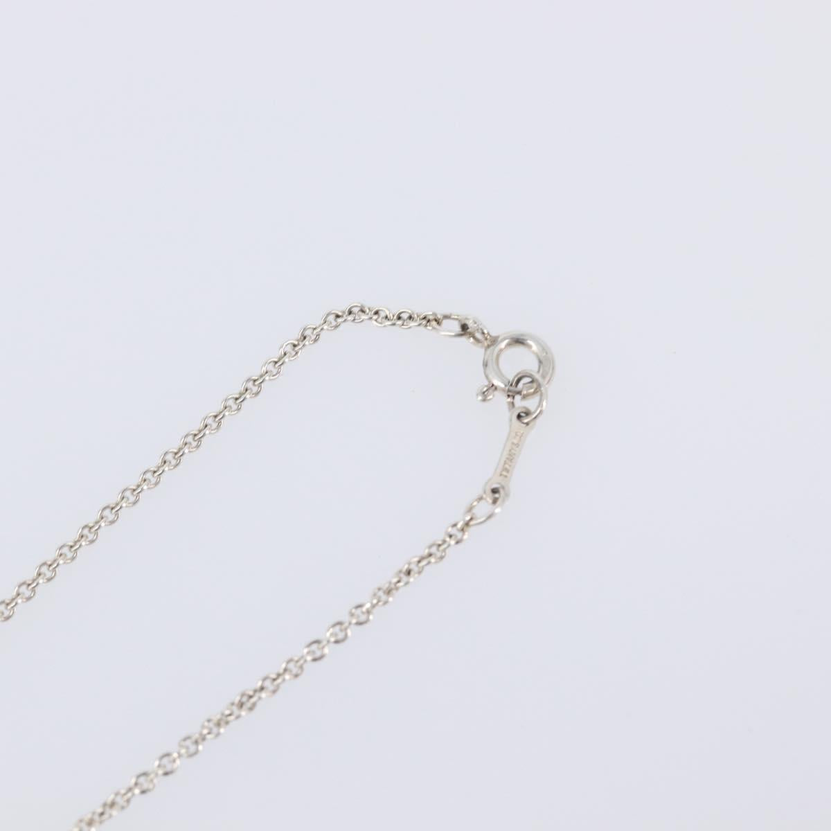 Tiffany & Co. Open Heart Necklace Ag925 Silver Auth 205493M