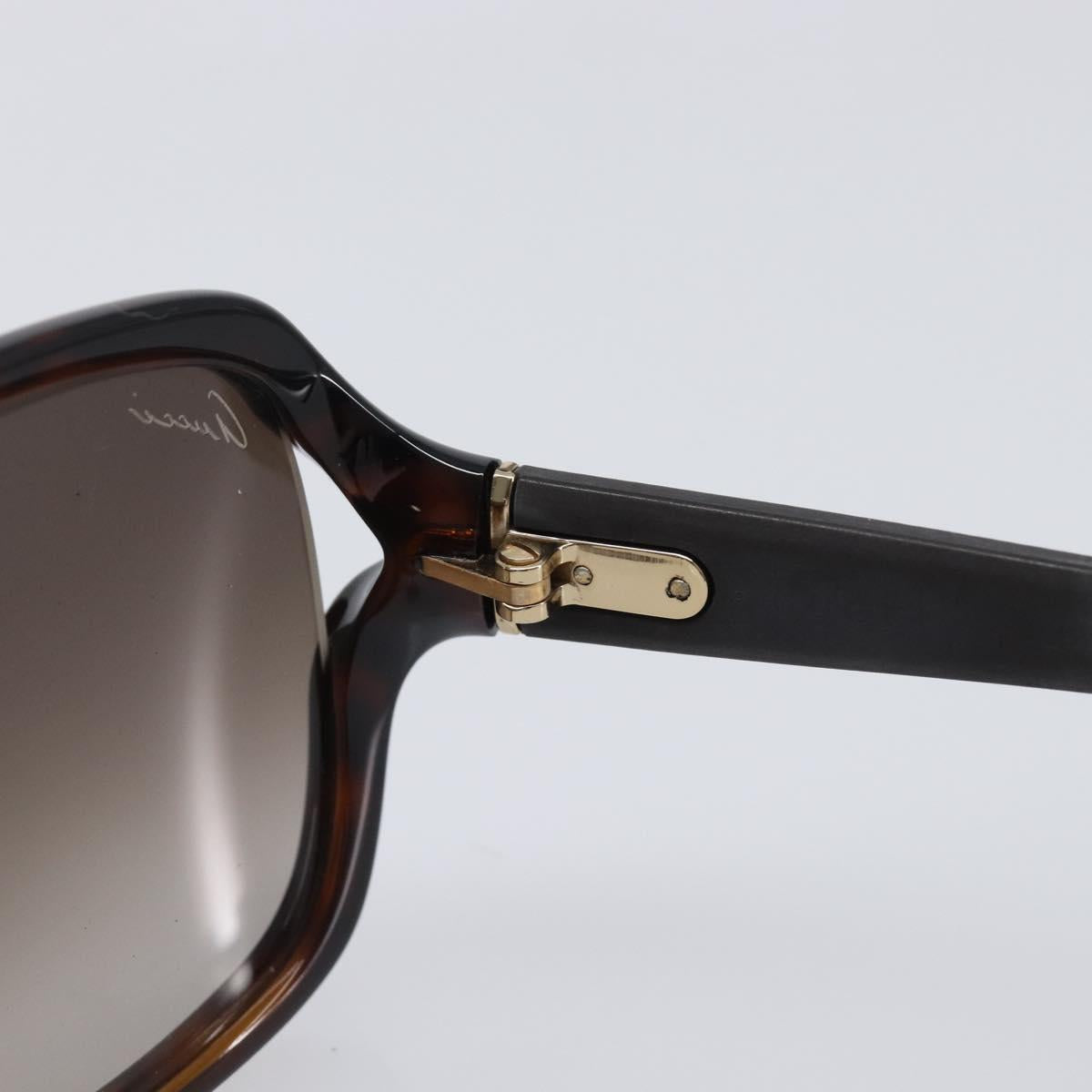 GUCCI Sunglasses plastic Brown Auth 205498M