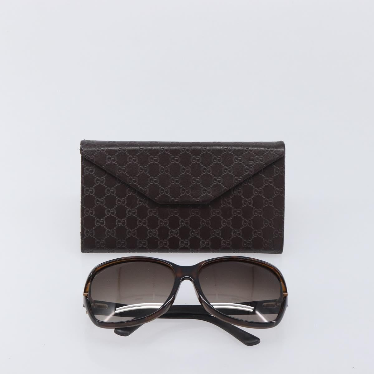 GUCCI Sunglasses plastic Brown Auth 205498M