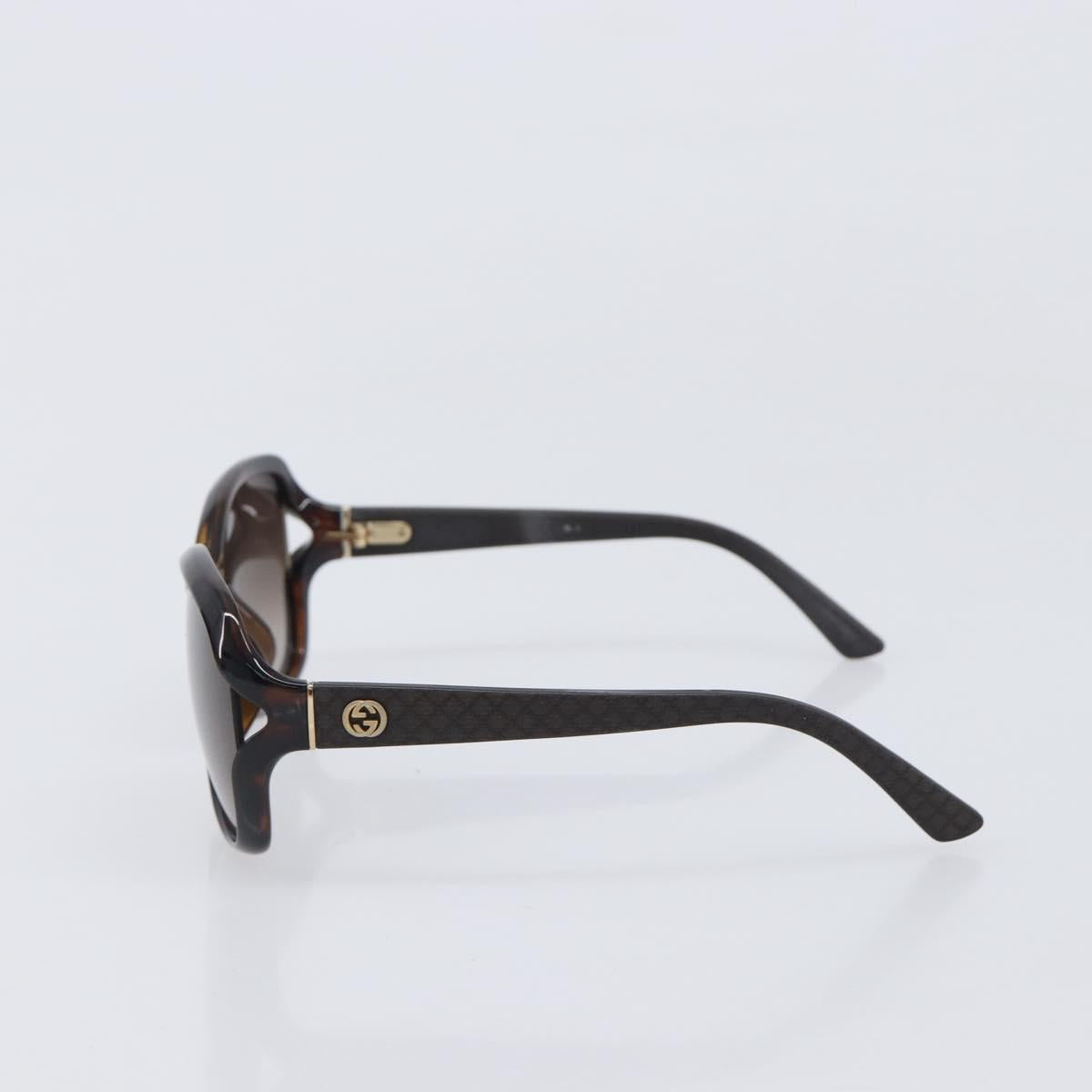 GUCCI Sunglasses plastic Brown Auth 205498M