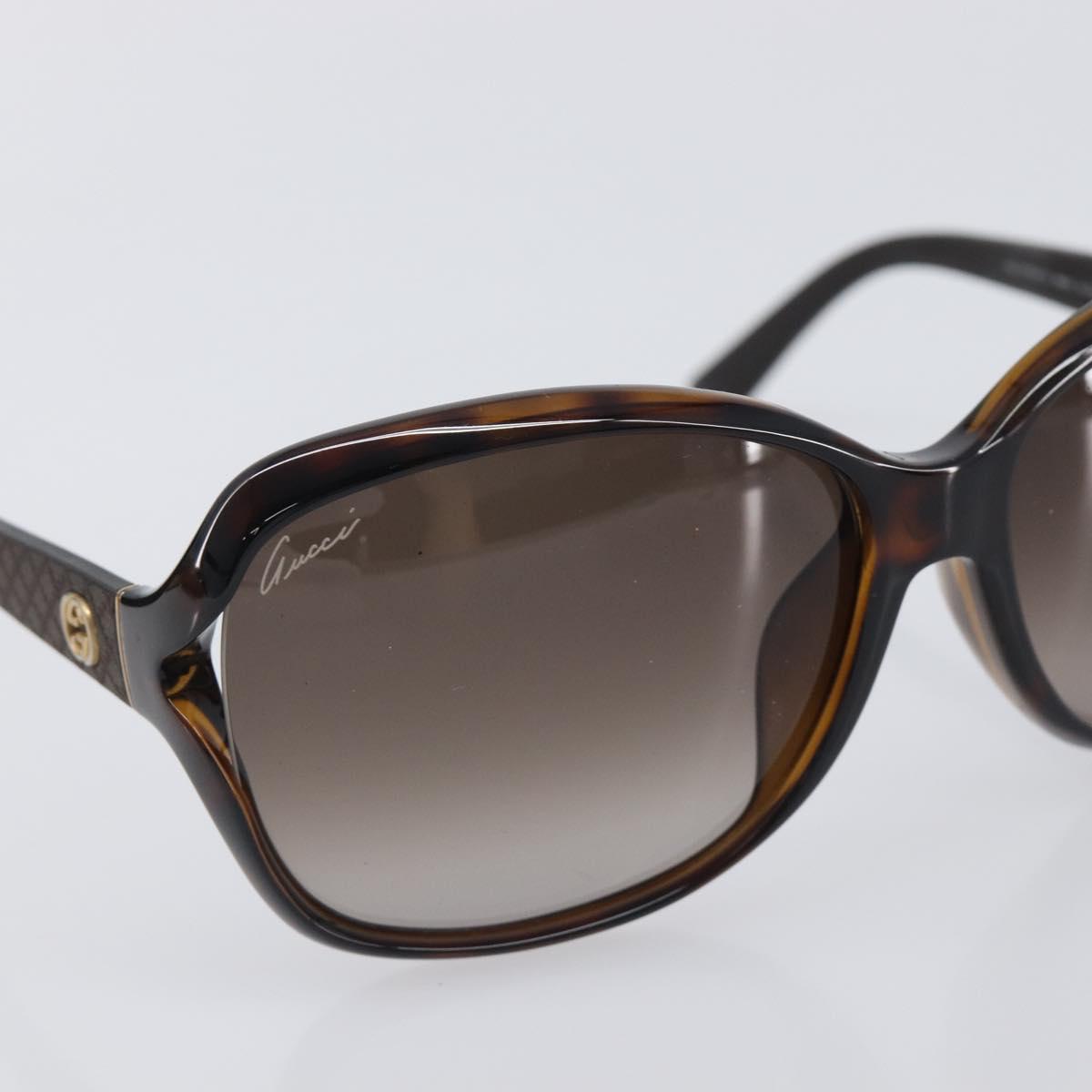 GUCCI Sunglasses plastic Brown Auth 205498M