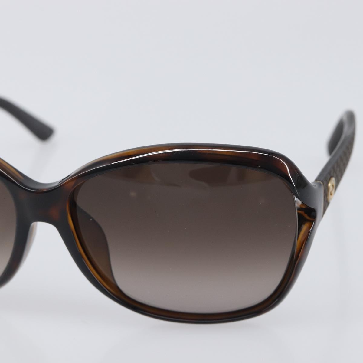 GUCCI Sunglasses plastic Brown Auth 205498M