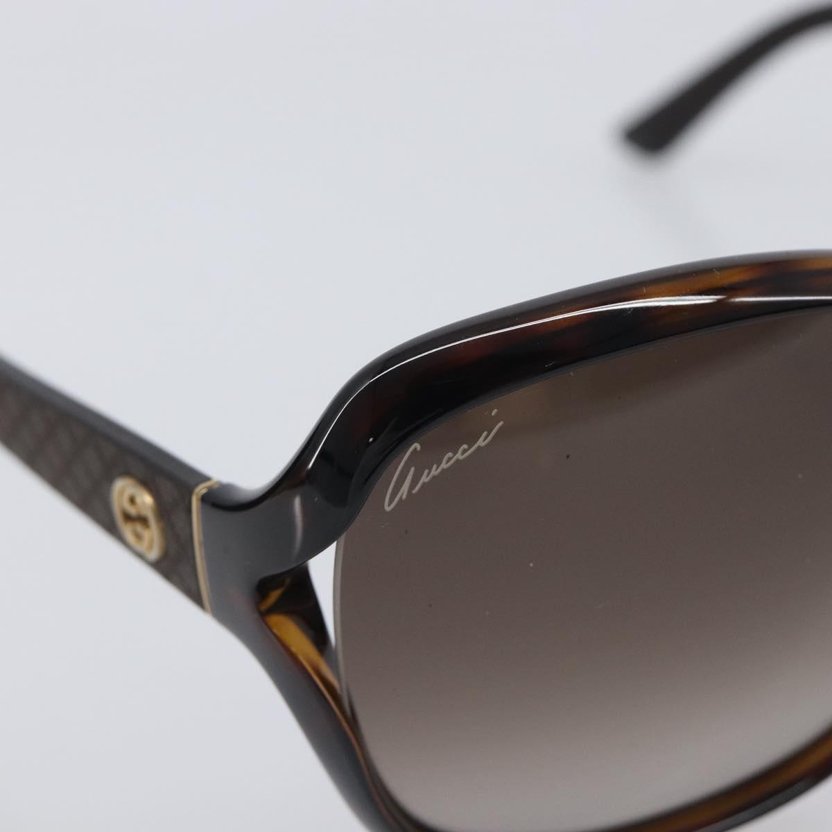 GUCCI Sunglasses plastic Brown Auth 205498M