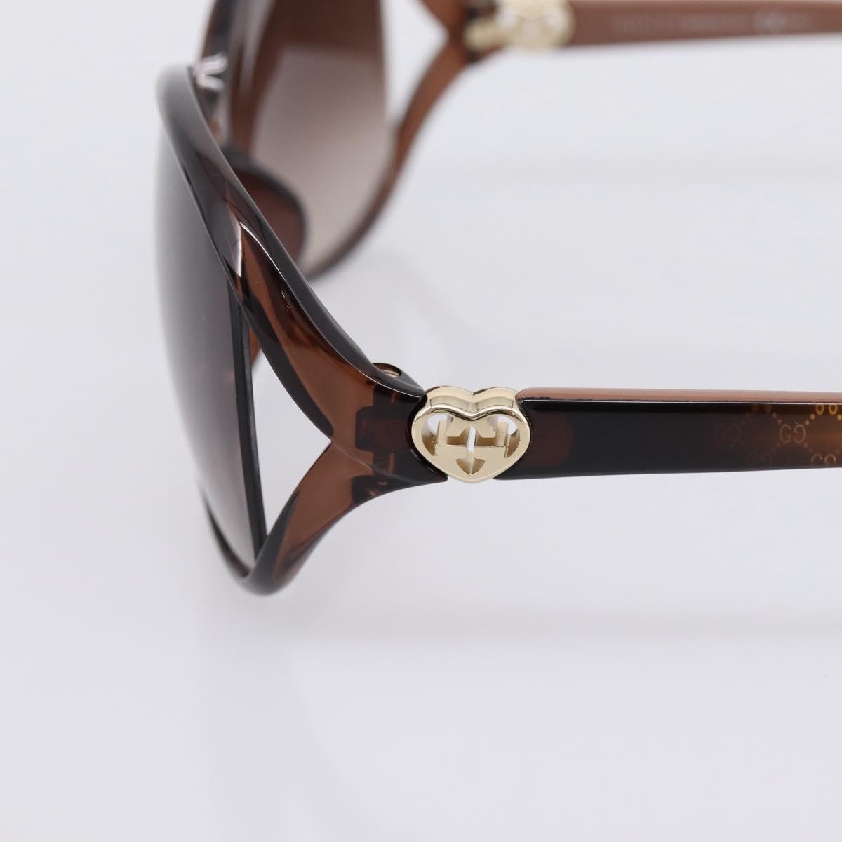 GUCCI Sunglasses plastic Brown Auth 205499M
