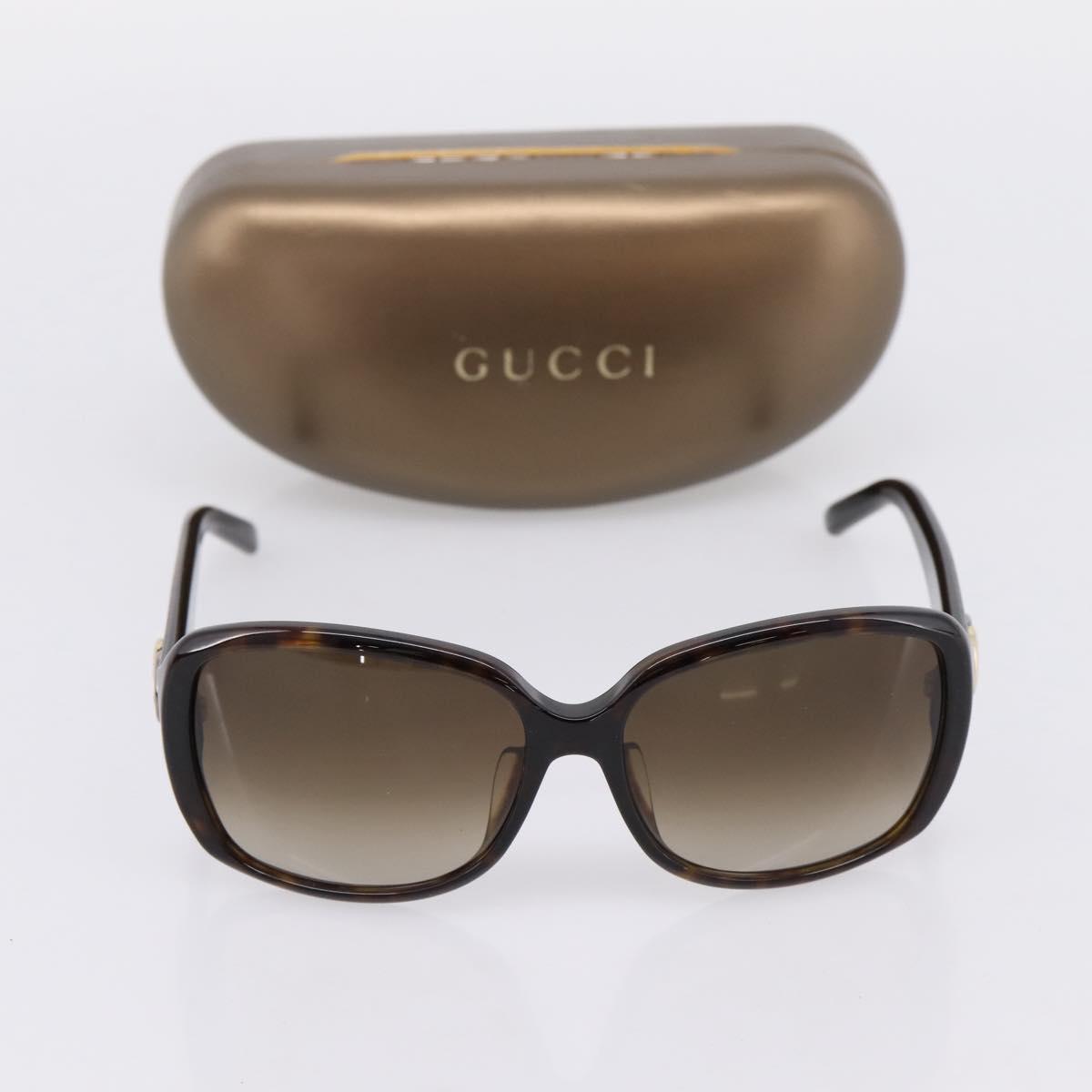 GUCCI Sunglasses plastic Brown Auth 205501M