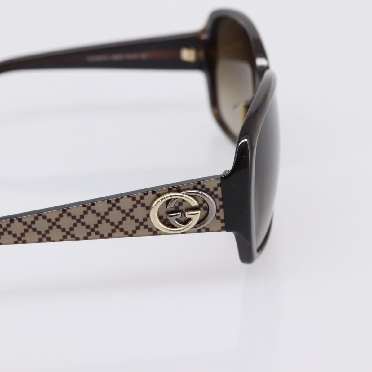 GUCCI Sunglasses plastic Brown Auth 205501M