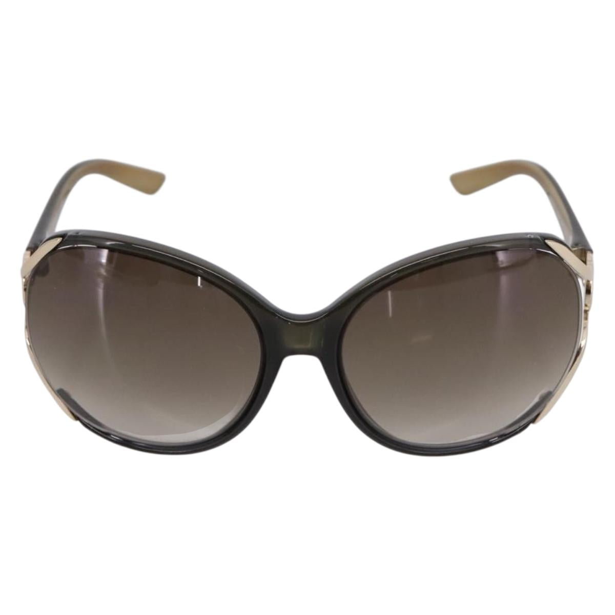 GUCCI Interlocking G Sunglasses plastic Green Auth 205502M