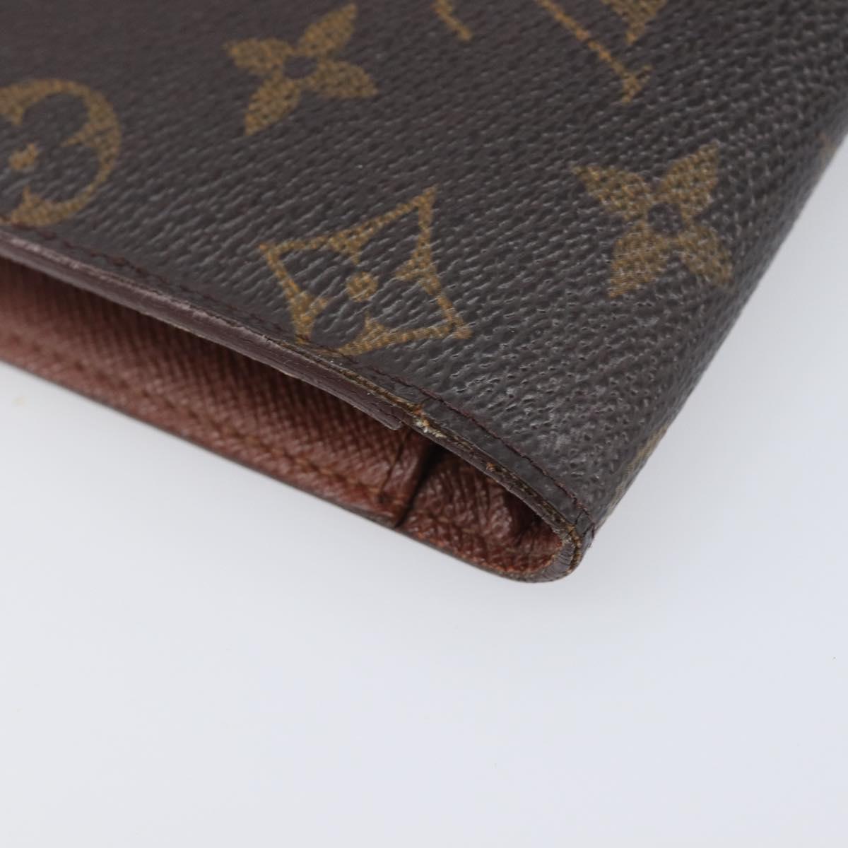 LOUIS VUITTON Monogram Continental Clutch Wallet T61217 LV Auth 205513
