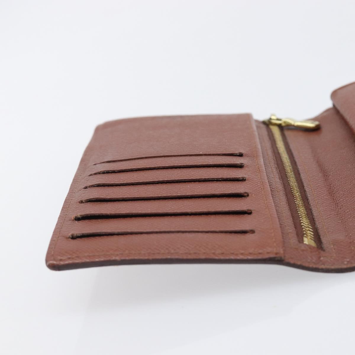 LOUIS VUITTON Monogram Continental Clutch Wallet T61217 LV Auth 205513