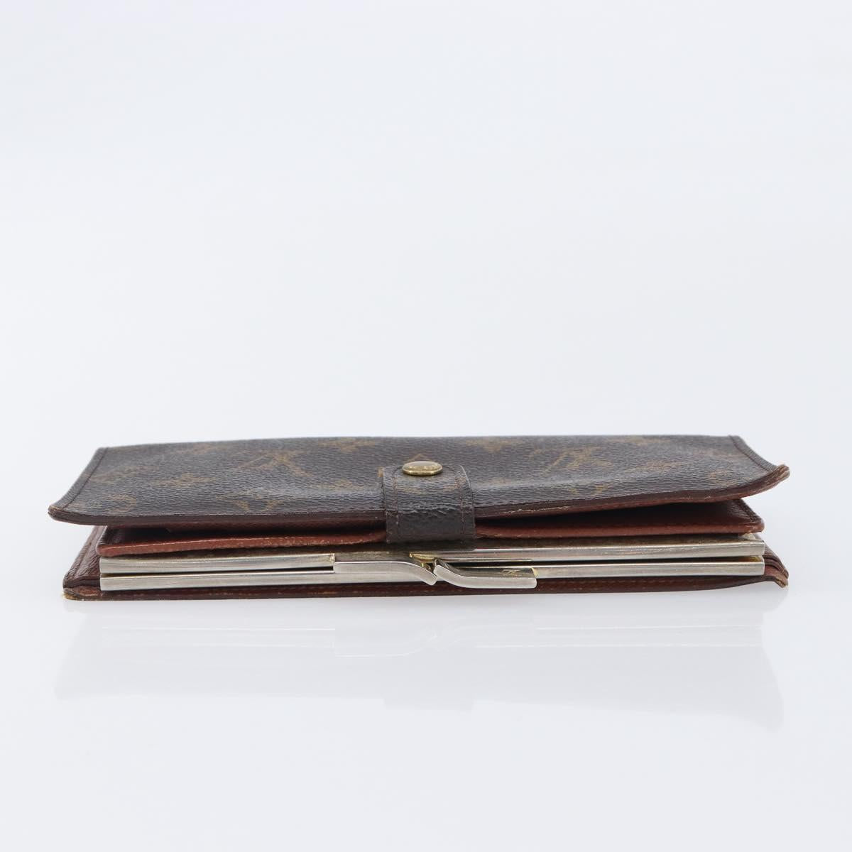 LOUIS VUITTON Monogram Continental Clutch Wallet T61217 LV Auth 205513