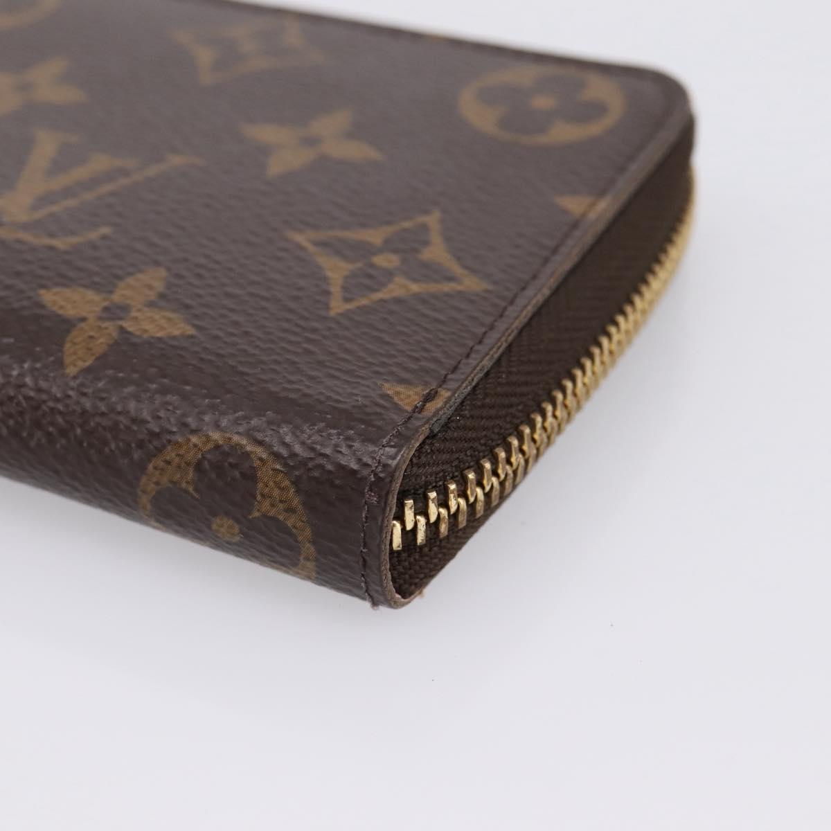 LOUIS VUITTON Portefeuille Clemence Wallet Rose Valerine M61298 LV Auth 205515V