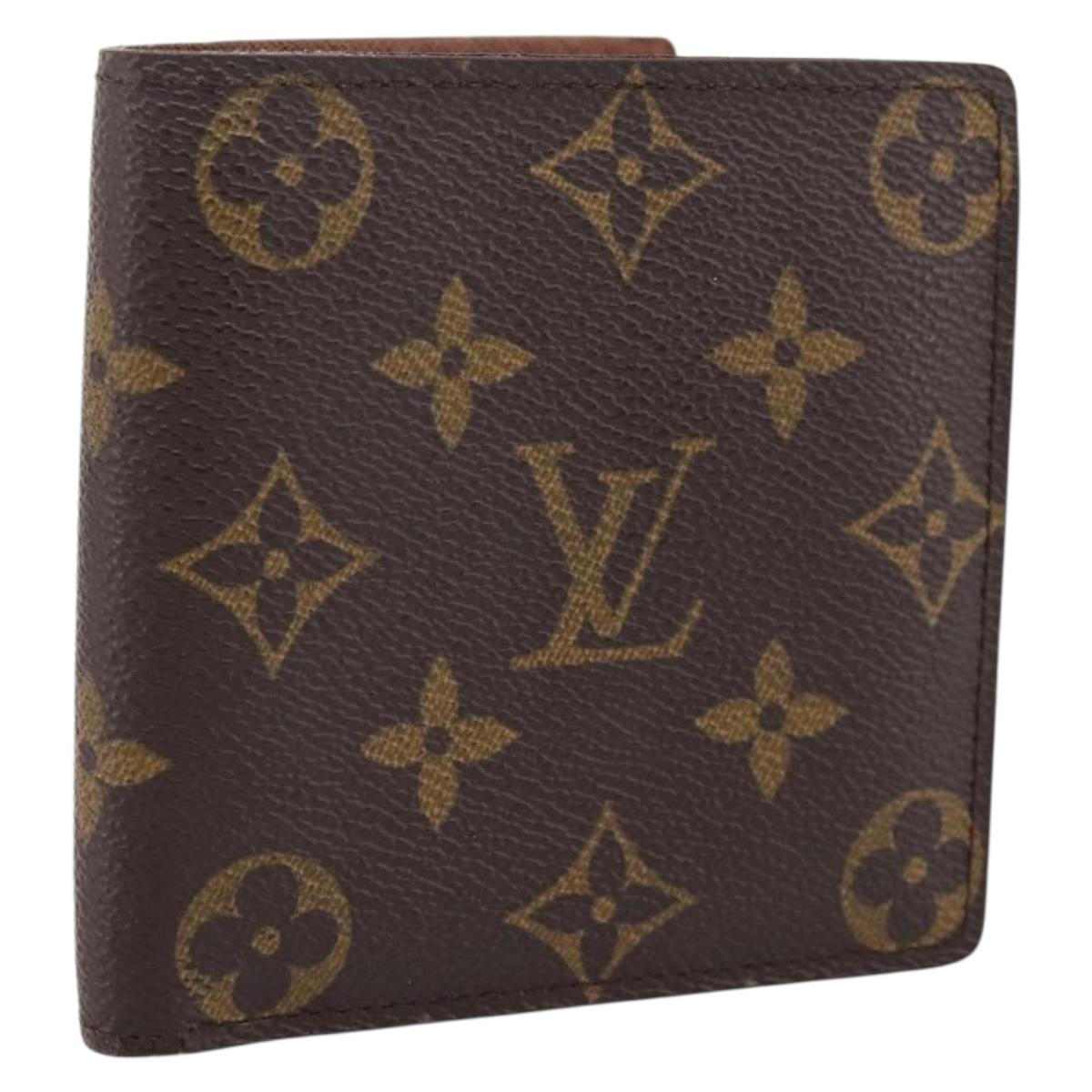 LOUIS VUITTON Monogram PortefeuilleMarco Bifold Wallet M61675 LV Auth 205517A