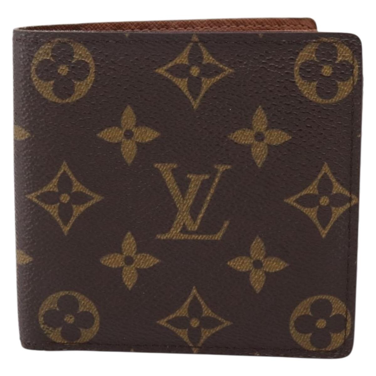 LOUIS VUITTON Monogram PortefeuilleMarco Bifold Wallet M61675 LV Auth 205517A