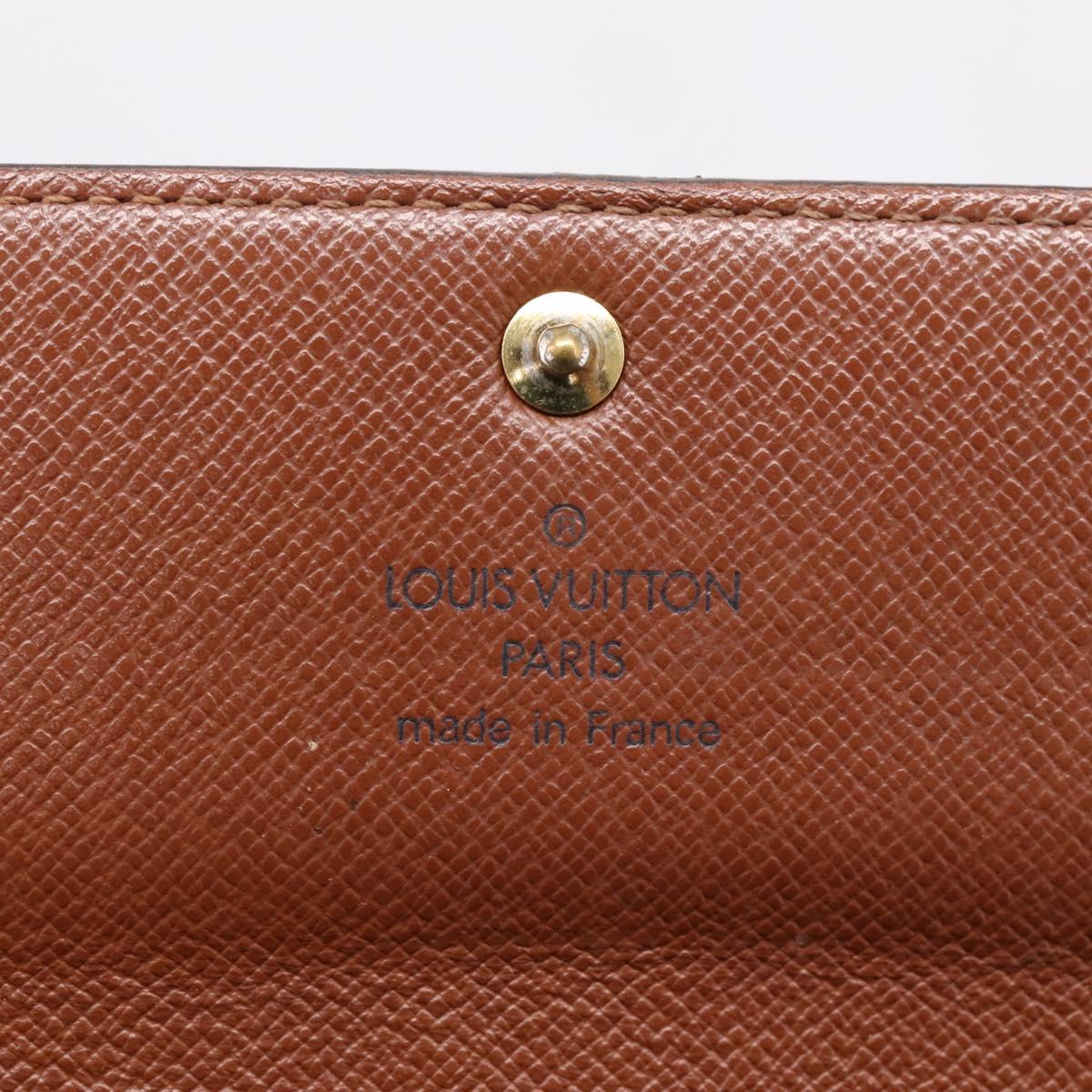 LOUIS VUITTON PochettePorte Monnaie Credit Wallet M61726 LV Auth 205523A