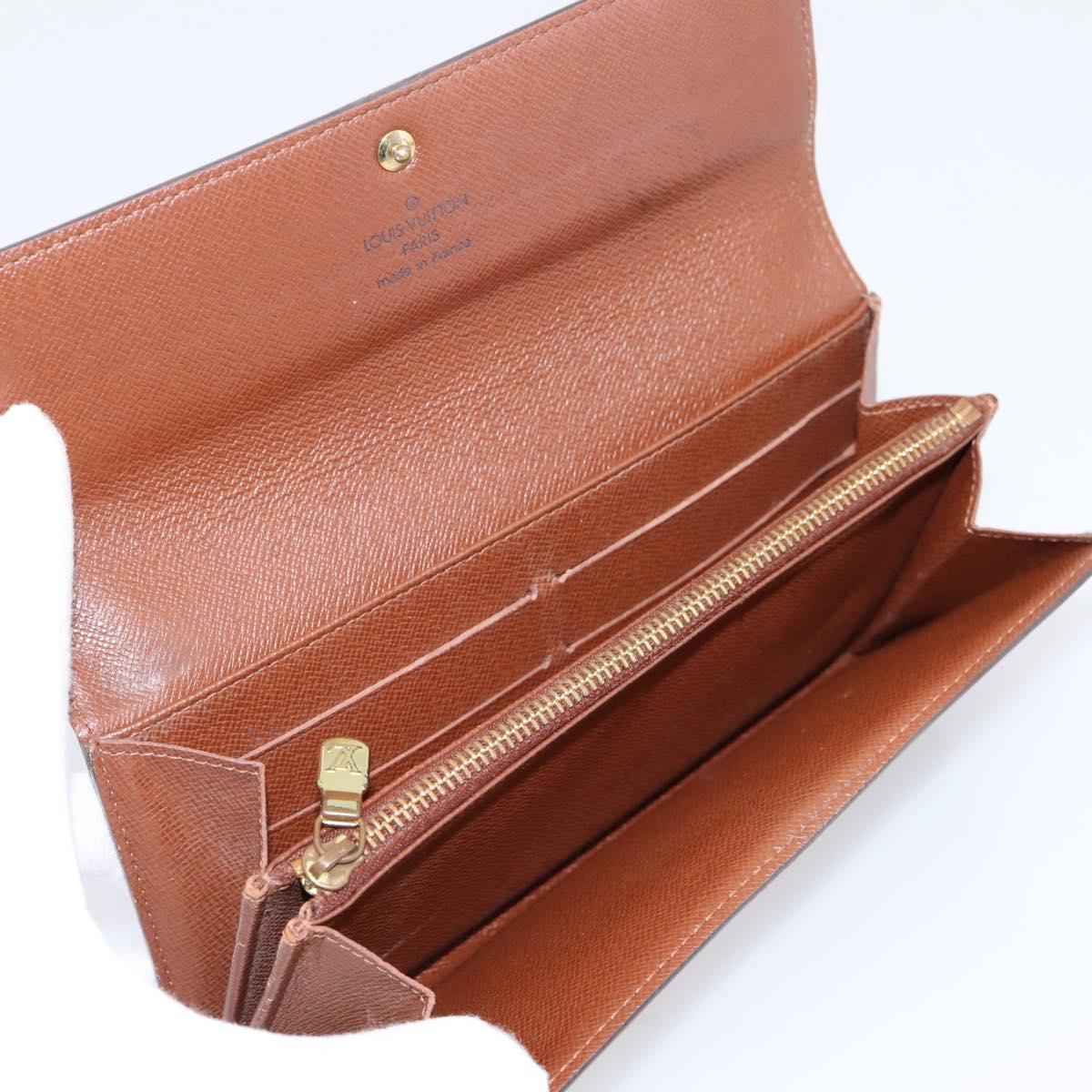 LOUIS VUITTON PochettePorte Monnaie Credit Wallet M61726 LV Auth 205523A