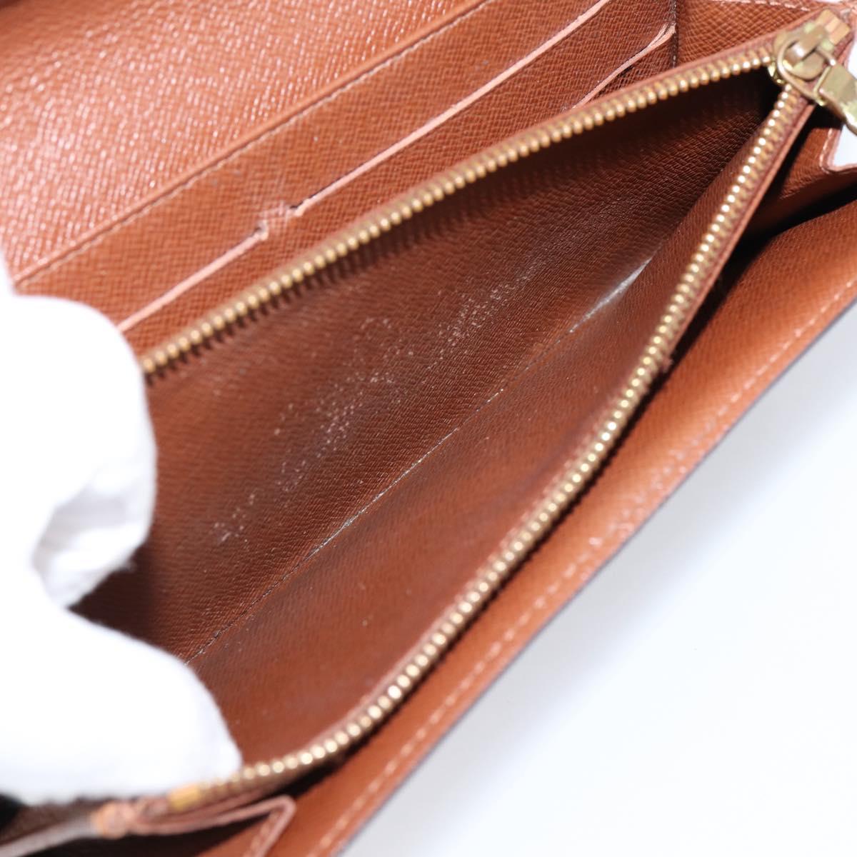 LOUIS VUITTON PochettePorte Monnaie Credit Wallet M61726 LV Auth 205523A