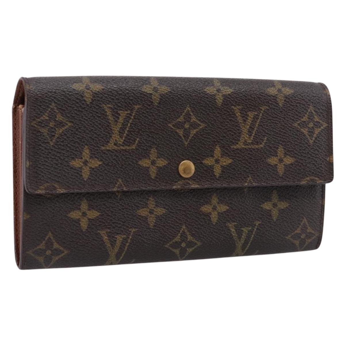 LOUIS VUITTON PochettePorte Monnaie Credit Wallet M61726 LV Auth 205523A