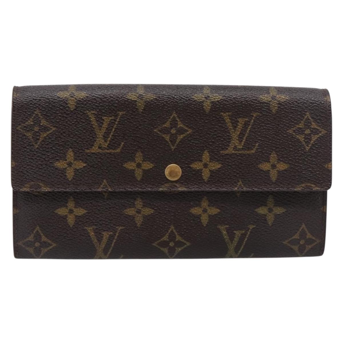 LOUIS VUITTON PochettePorte Monnaie Credit Wallet M61726 LV Auth 205523A