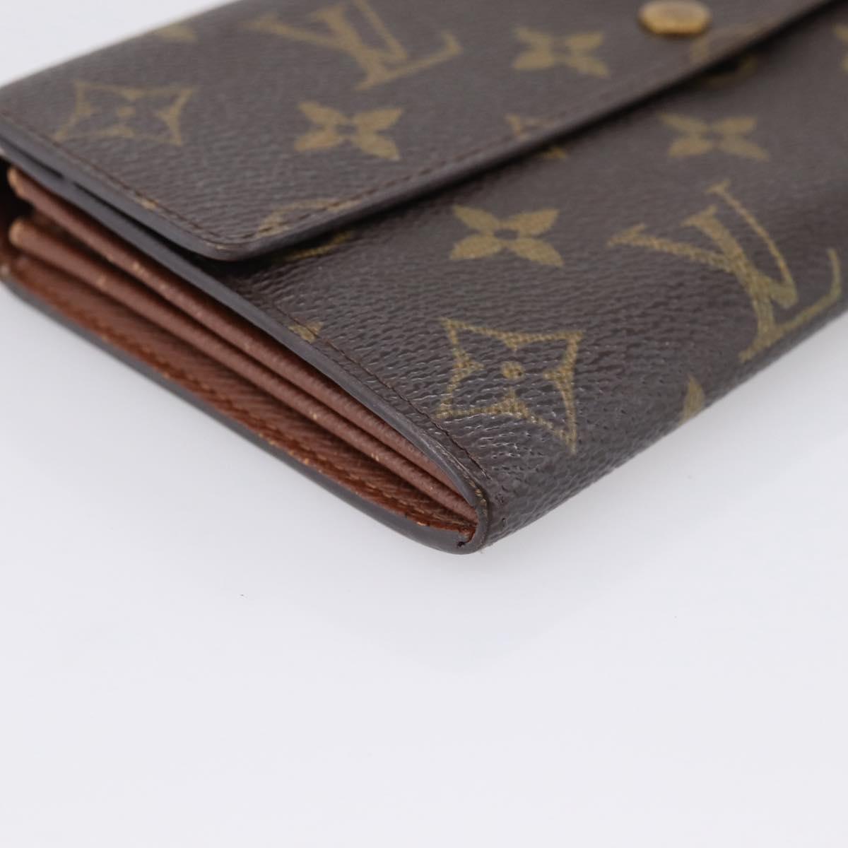 LOUIS VUITTON PochettePorte Monnaie Credit Wallet M61726 LV Auth 205523A