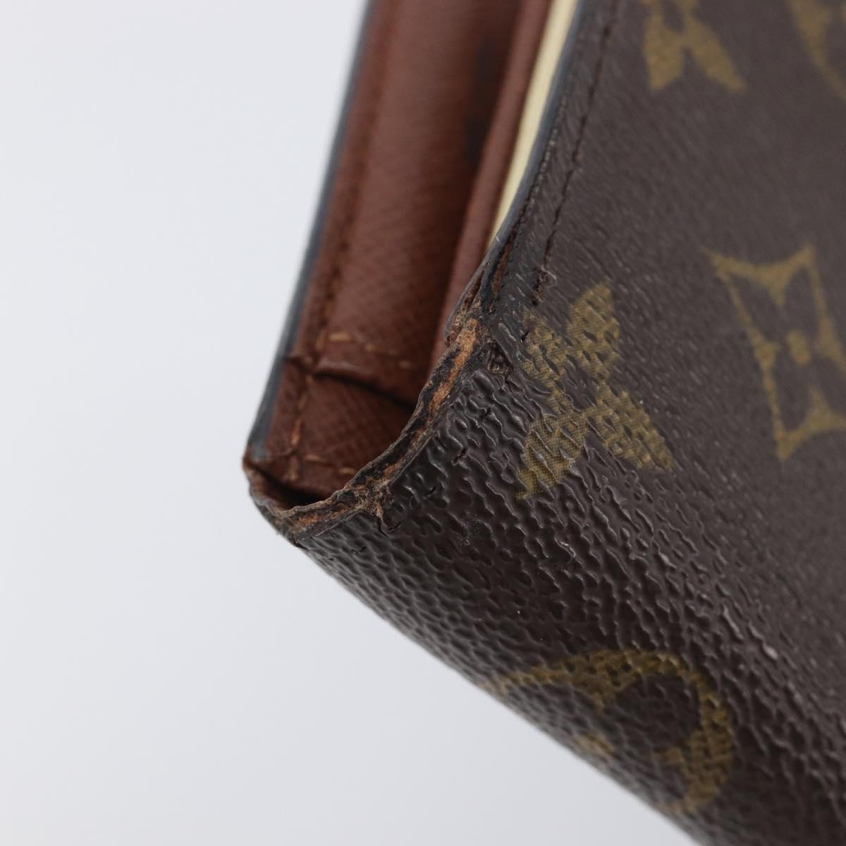 LOUIS VUITTON Porte Monnaie Billets Viennois Wallet M61663 LV Auth 205525A
