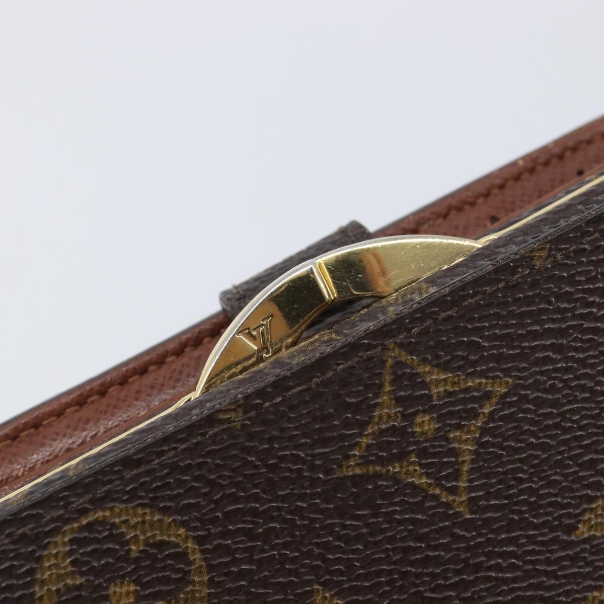 LOUIS VUITTON Porte Monnaie Billets Viennois Wallet M61663 LV Auth 205525A