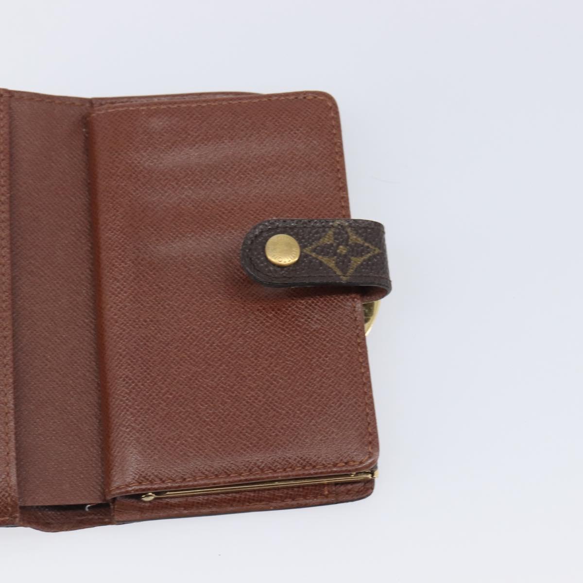 LOUIS VUITTON Porte Monnaie Billets Viennois Wallet M61663 LV Auth 205525A
