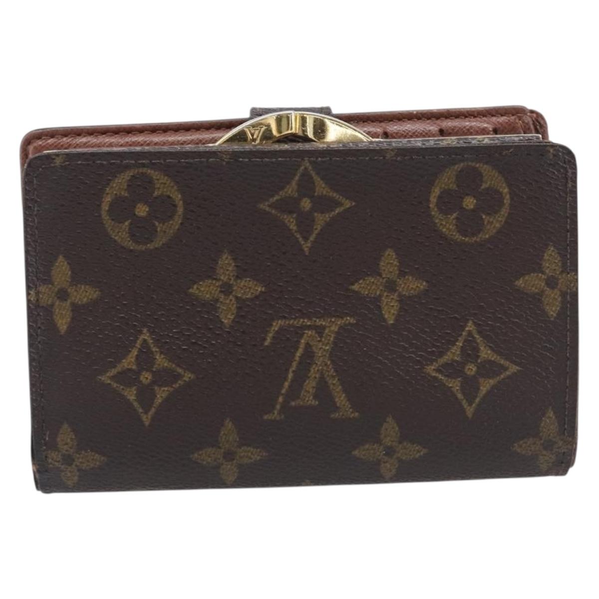 LOUIS VUITTON Porte Monnaie Billets Viennois Wallet M61663 LV Auth 205525A