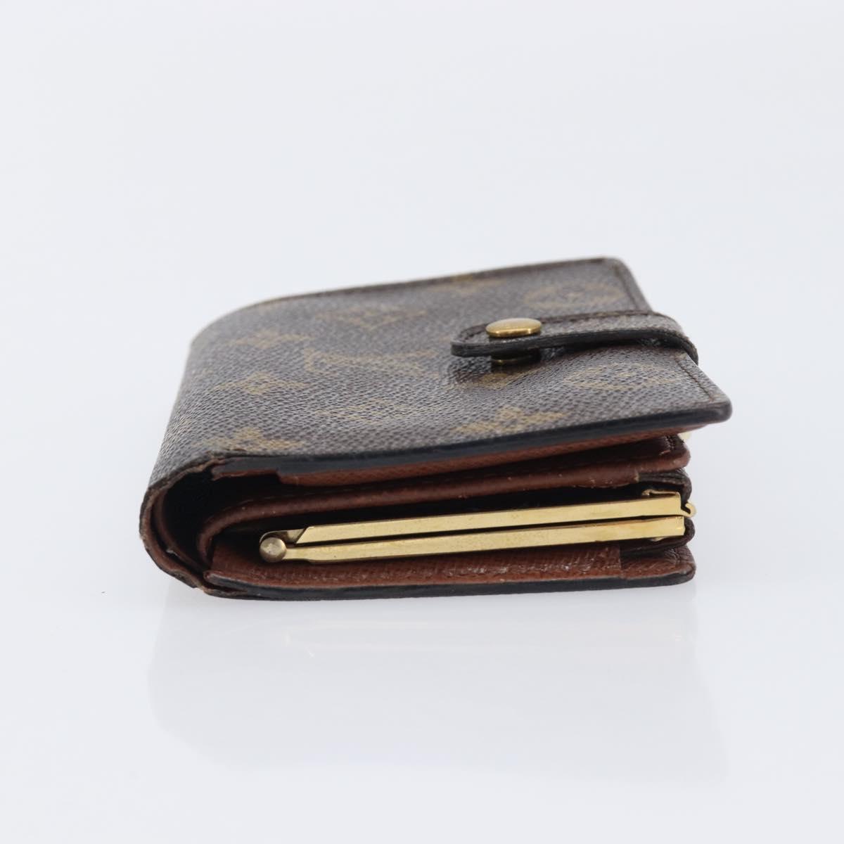 LOUIS VUITTON Porte Monnaie Billets Viennois Wallet M61663 LV Auth 205525A