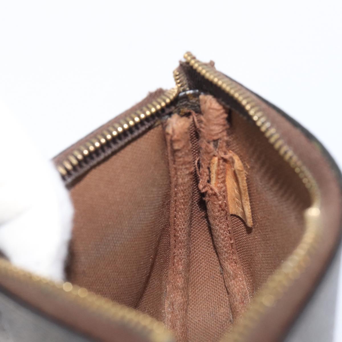 LOUIS VUITTON Monogram Mini Pochette Accessoires Pouch N41667 LV Auth 205526